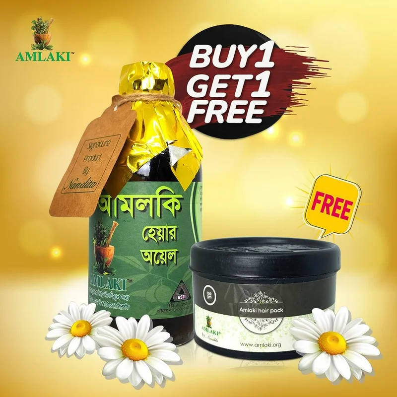 Buy Amlaki Signature Hair Oil 250ml  And Get One Amlaki Signature Hair Pack 100gm