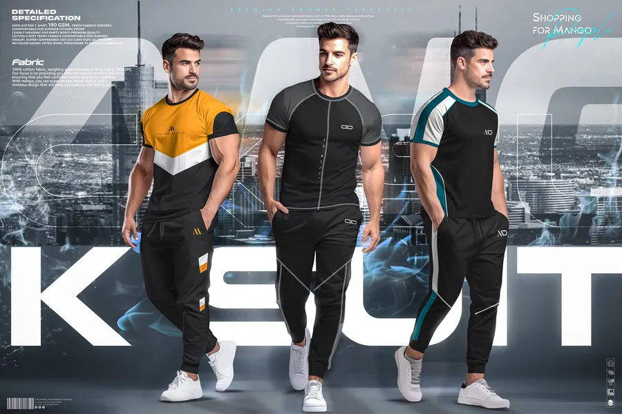 Flat 5% discount on summer Tracksuit at Mango OutFit