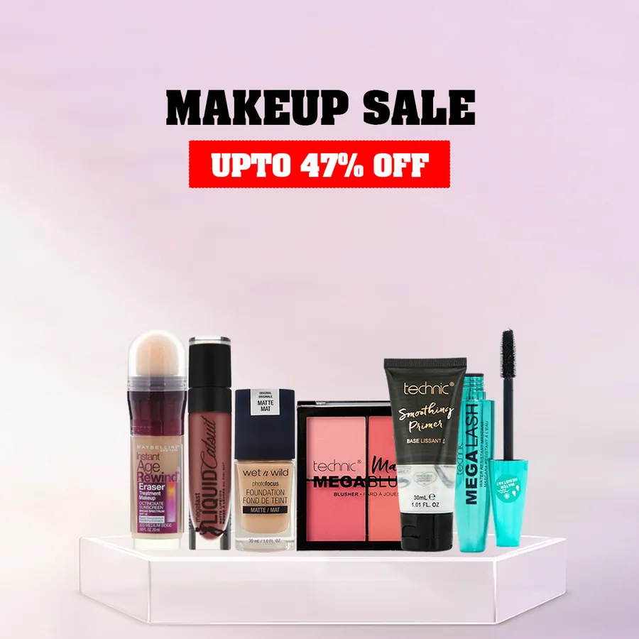 Get up to 47% discount on makeup items at The Mall