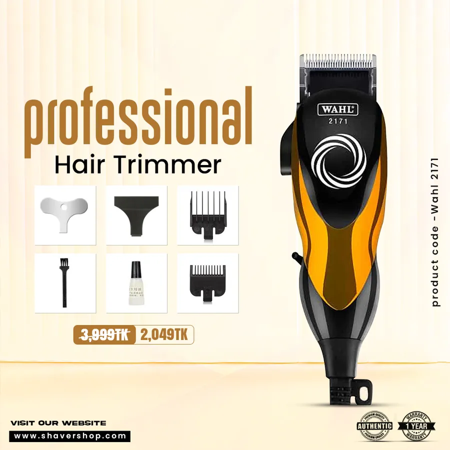 Wahl 2171 Professional Hair Trimmer For Man 49% Discount at Shaver Shop Bangladesh