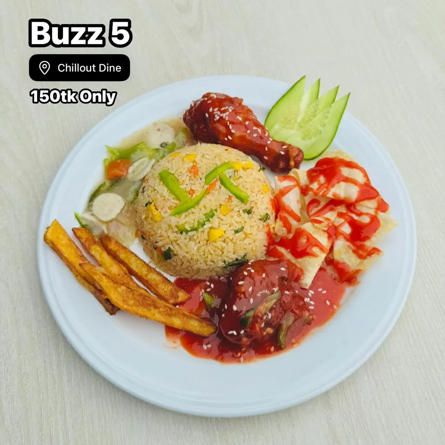 Buzz 5 only 150 TK Budget Friendly offer at Chillout Dine
