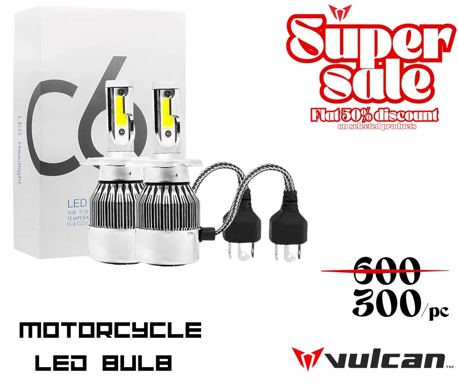 Top Quality C6 LED Bulb 50% discount at Vulcan Lifestyle