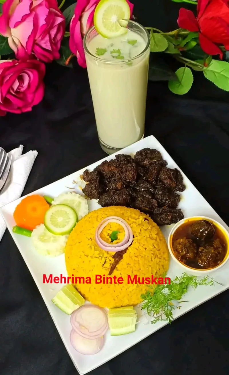 Homemade Beef Vuna Khichuri With Pora Tomato Vorta Only 180TK at Mehrima Binte Muskan Shonir Akhra