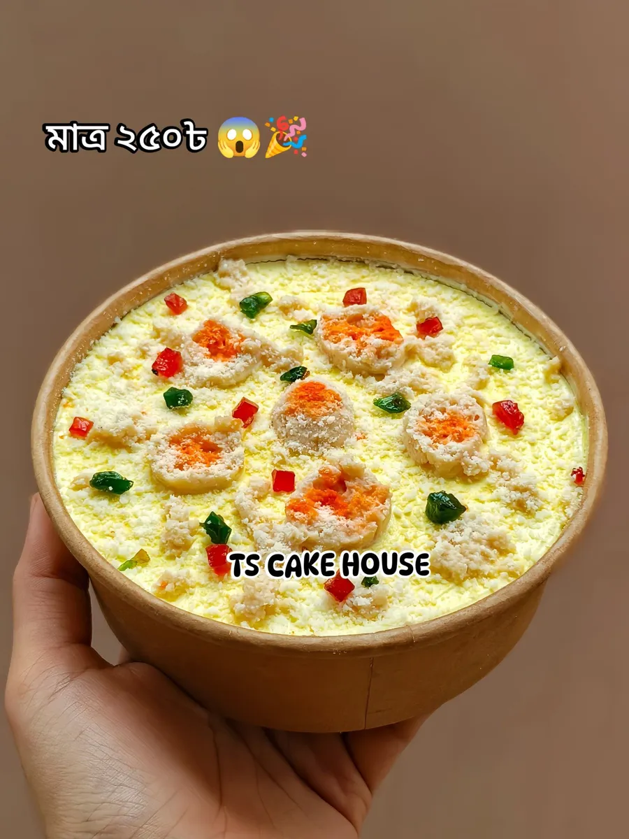 Rosh malai cake only 250TK at TS CAKE HOUSE