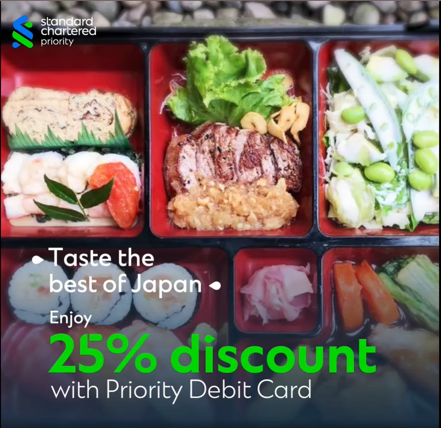 Taste the best of Japan! Enjoy 25% off with your Priority Debit card at Izumi. For details