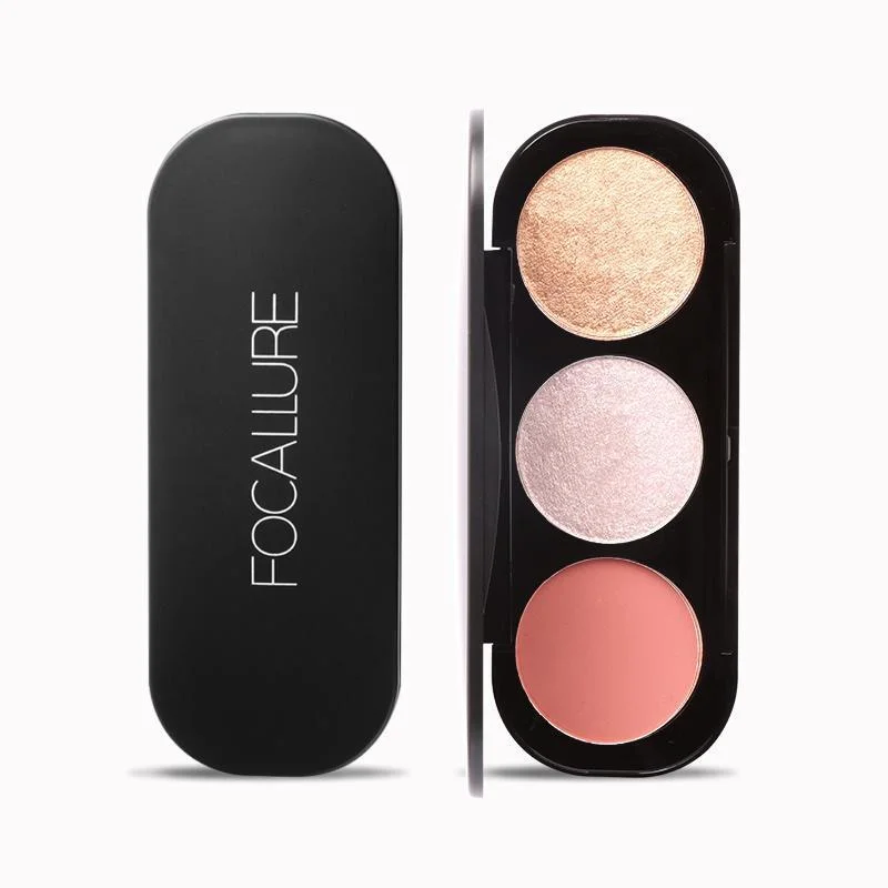 Focallure Blush & Highlighter Palette 24% Discount| Makeup Discount at Daraz