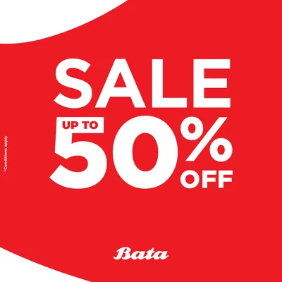 Bata Up to 50% Off on exciting range of shoes till 31st Dec, 2022