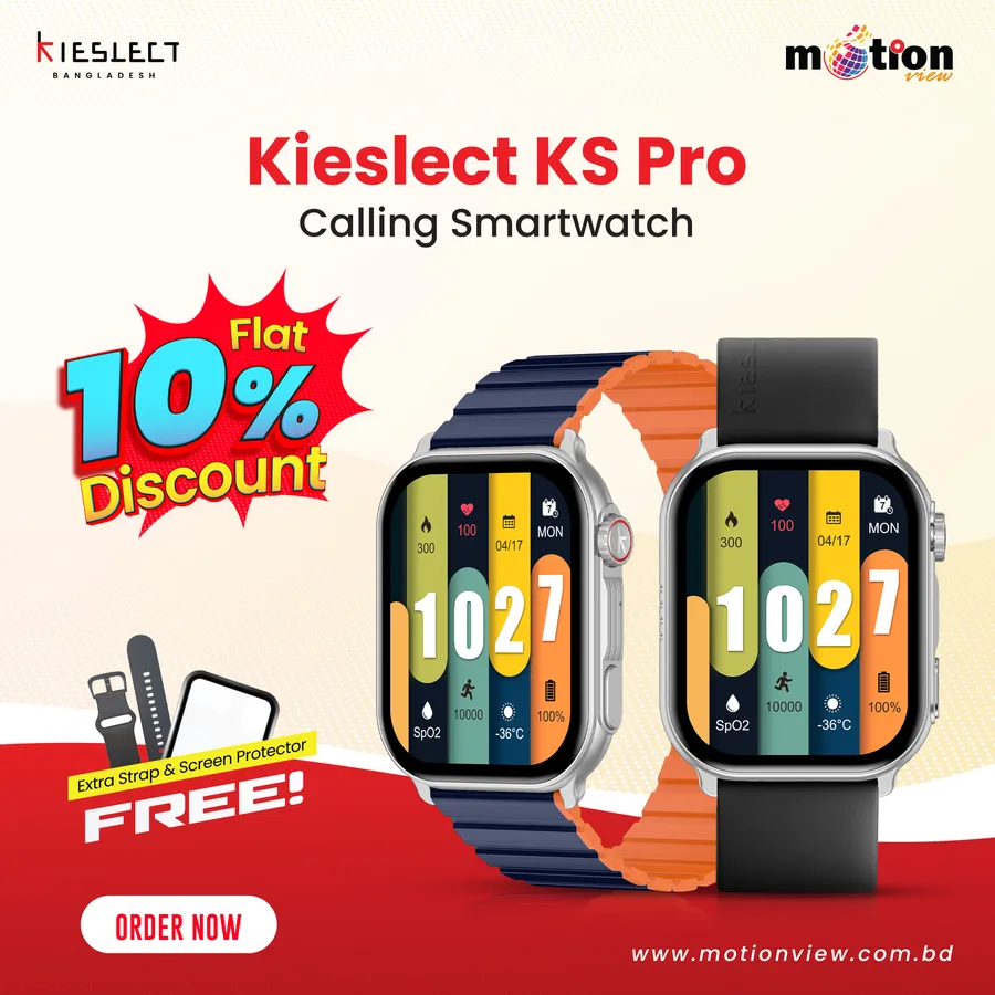 Flat 10% Discount On Kieslect KS pro Smartwatch at Motion View