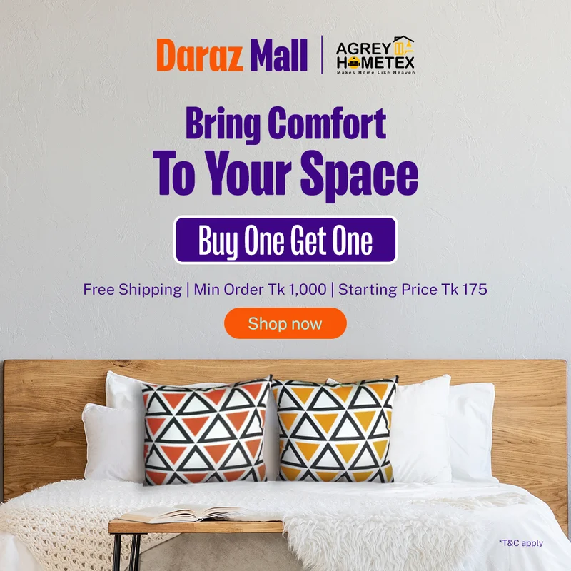 Buy one get one free Cushion Cover | Bogo Offer From Daraz