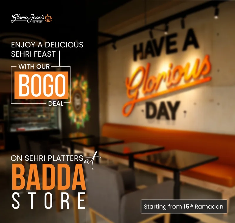 Buy One Get One Offer | Bogo Sehri  Offer at Gloria Jean's Coffees Bangladesh Badda