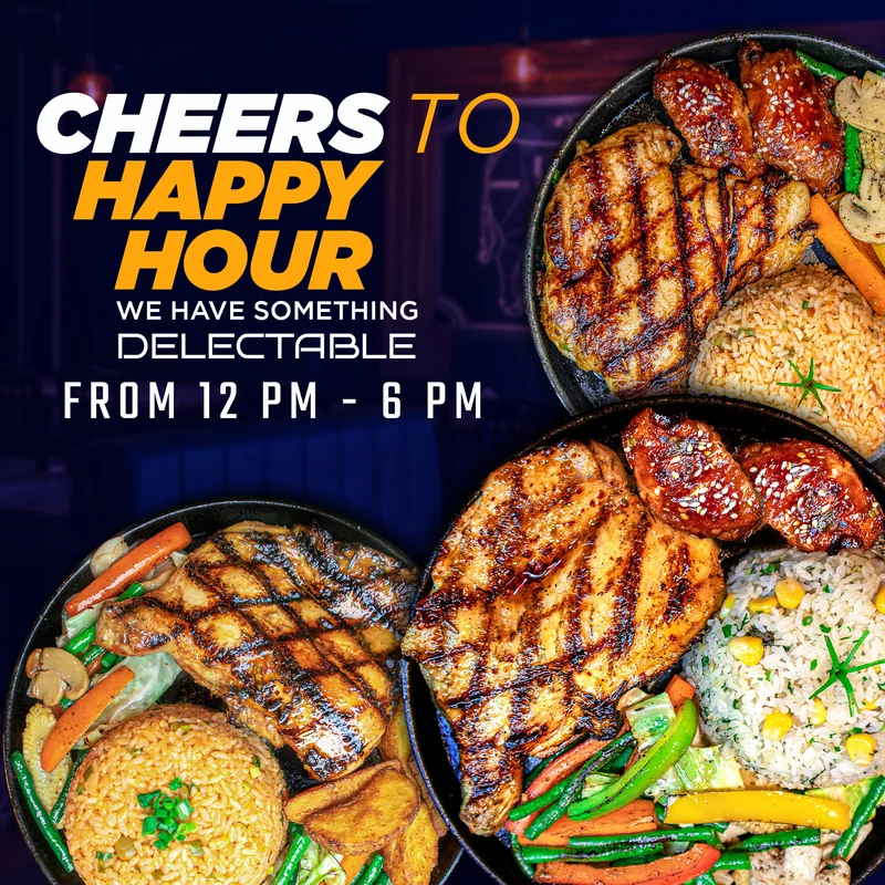 Our Happy Hour Chicken Platters | Chicken Steak at Arrowhead Grill Banani