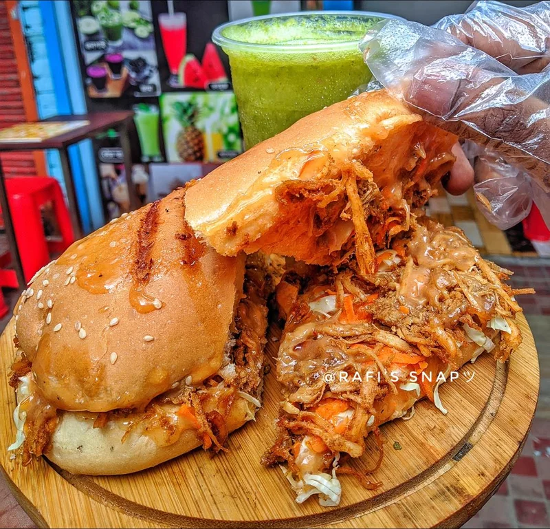 One Sub Burger And One Lemon Mint | Sub Burger Offer Only 100TK at Juice Adda