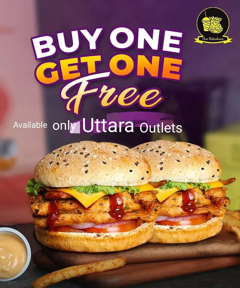 Buy One Get One Burger | BOGO Offer at The Pabulum