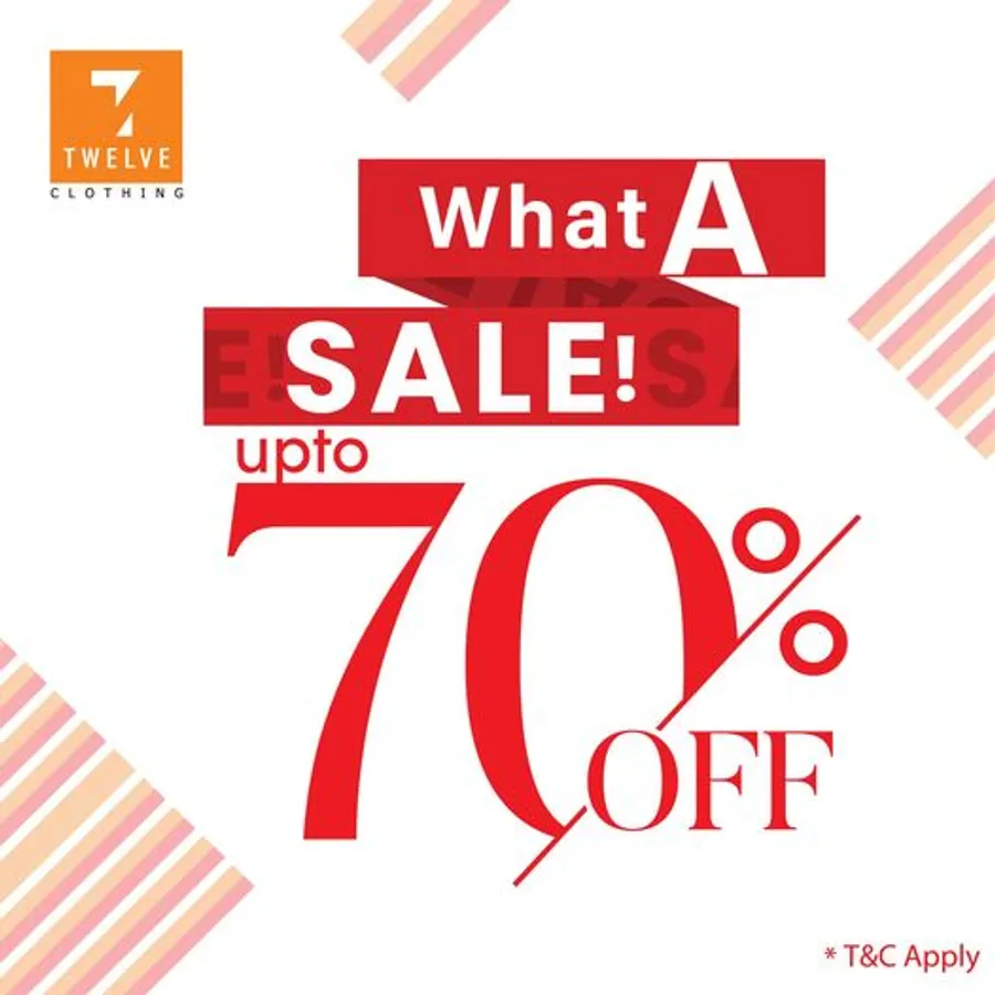 Unbelievable deals! Save up to 70% off at Twelve Clothing