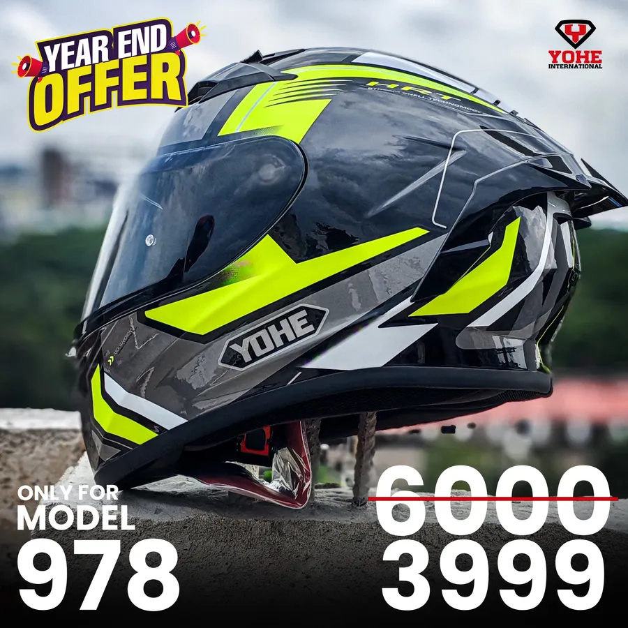 ফাটাফাটি Year End অফার YOHE Helmet আর উপর - Yohe International