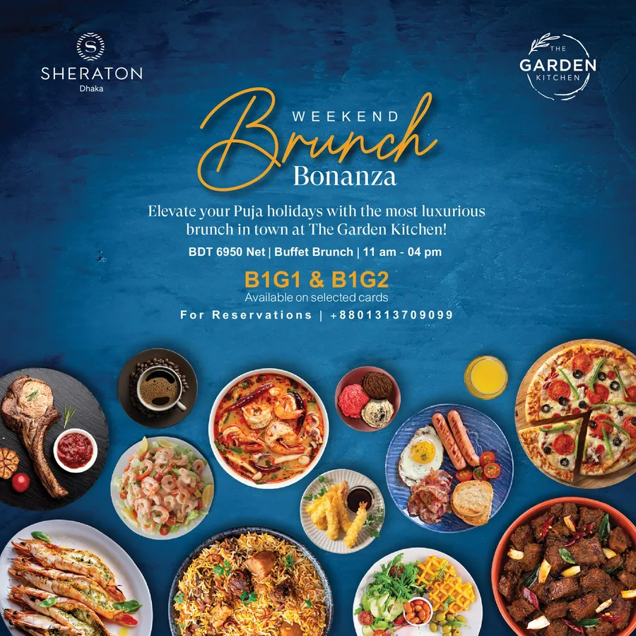 Best Buffet Deals | Buy one get two buffet offer at Sheraton Dhaka