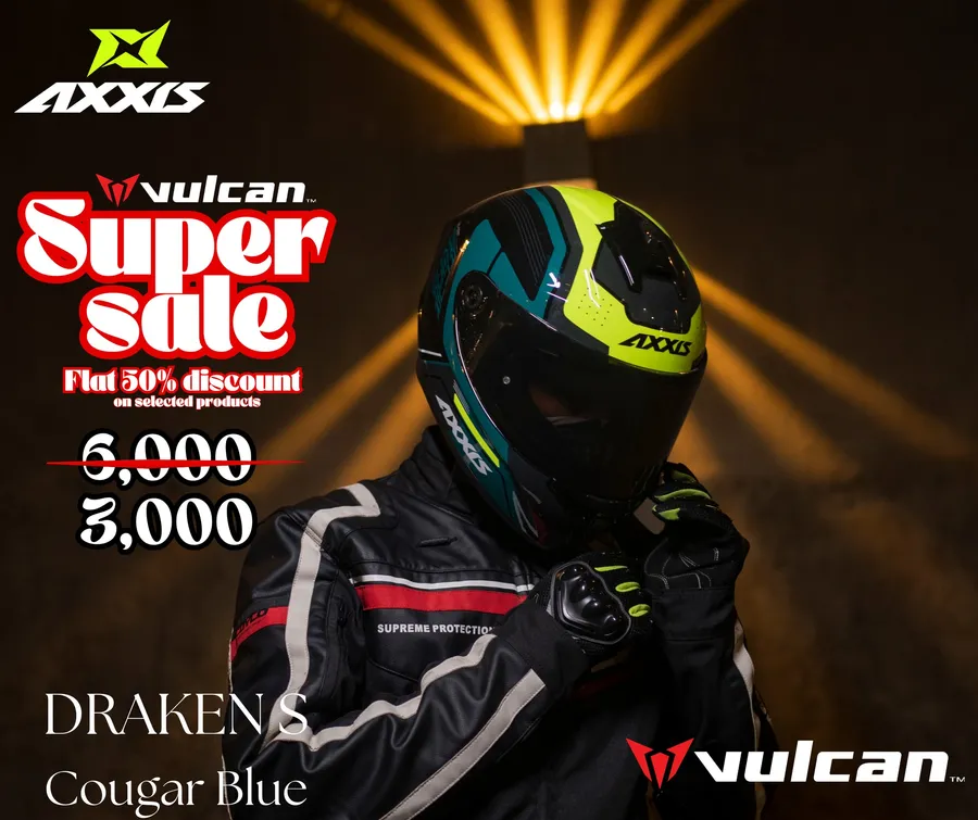 et AXXIS Draken S Cougar Blue at 50% Discount at Vulcan Lifestyle