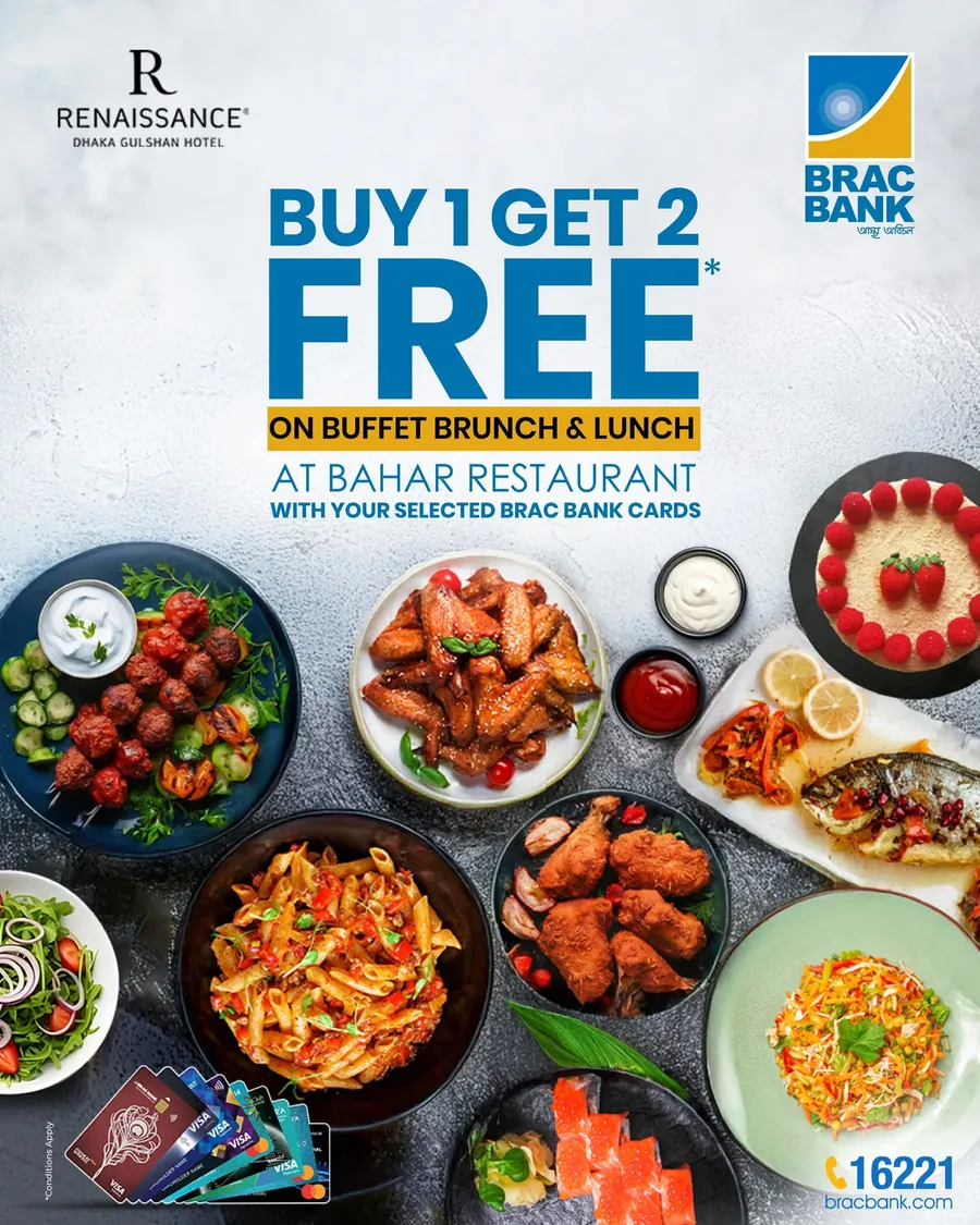 Buy 1 Get 2 buffet offer