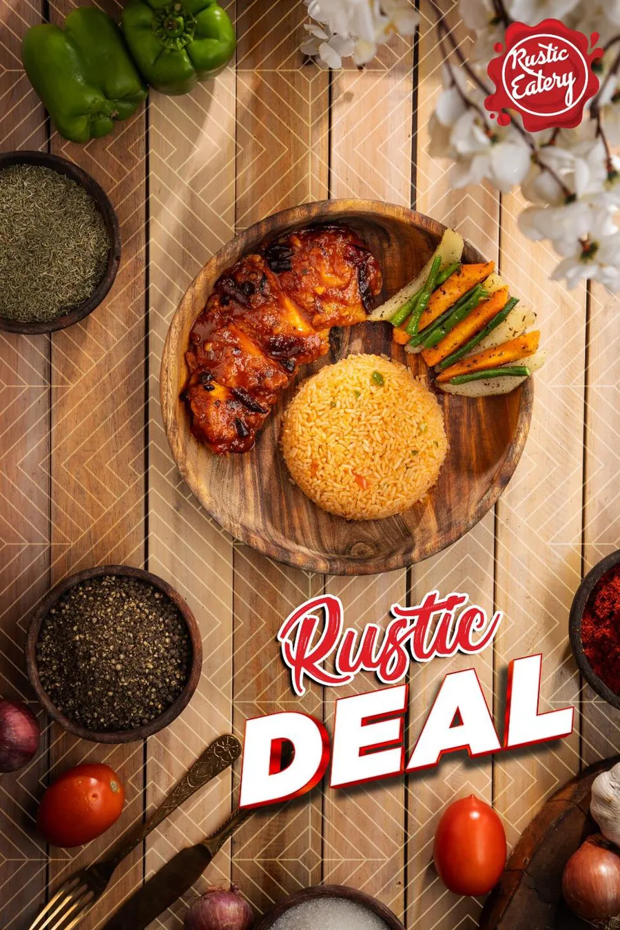 RUSTIC DEAL Is back  with a brand new twist for the month of May at Rustic Eatery