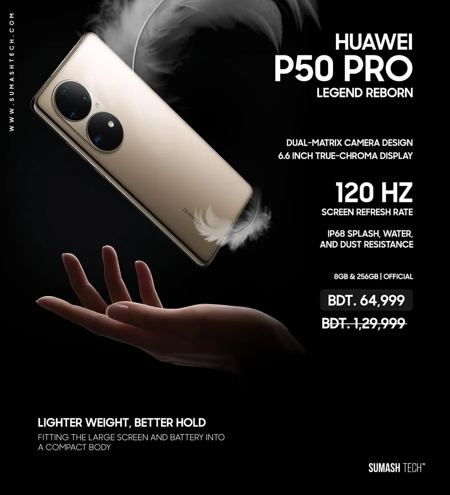 Huawei P50 Pro 50% Discount at Sumash Tech