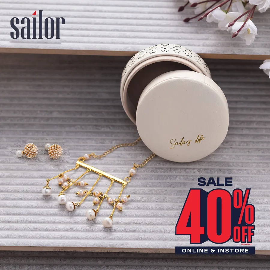 40% OFF On All Jewelry & Jewelry Boxes Sailor - Sailing Life
