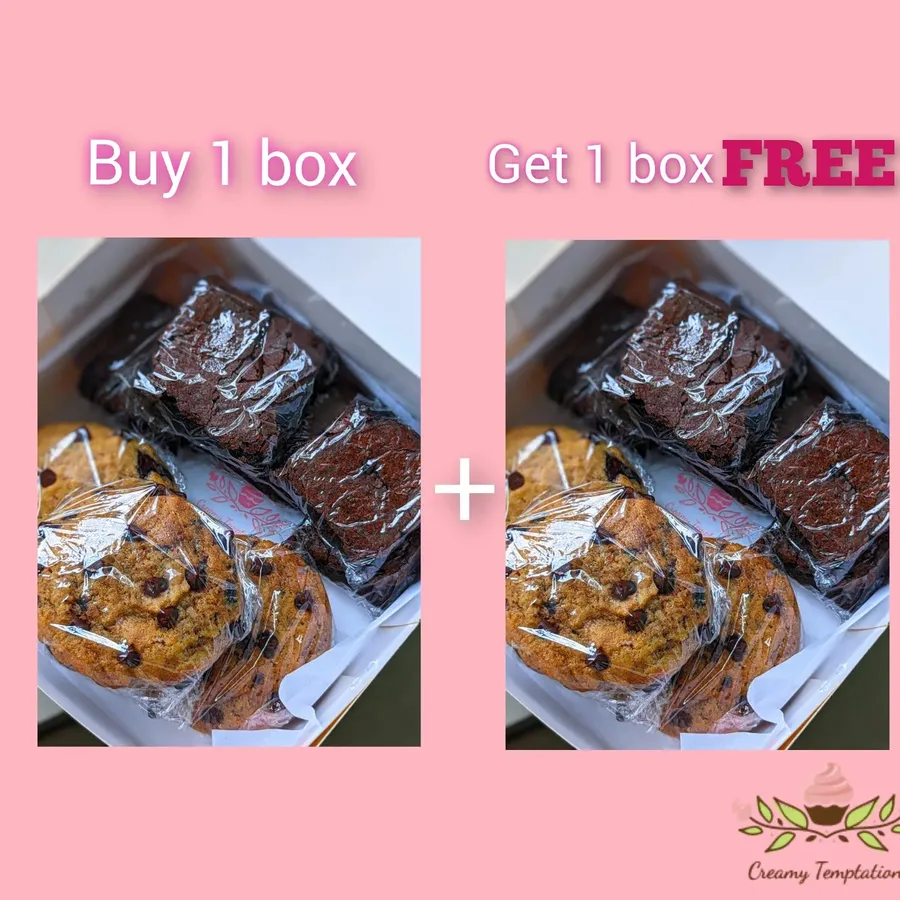 BUY 1 sweet tooth box and GET 1 for FREE at Creamy Temptations