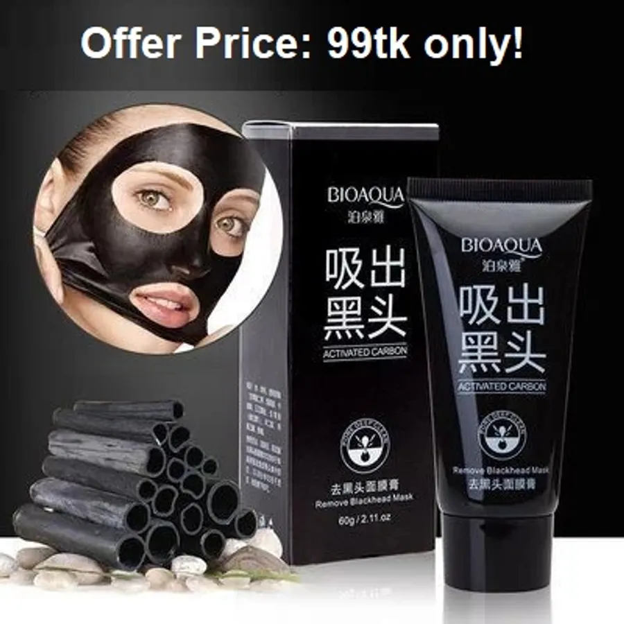 Bioaqua Black Mask Deep Cleansing for Face Only 99 TK at 99 Shop BD