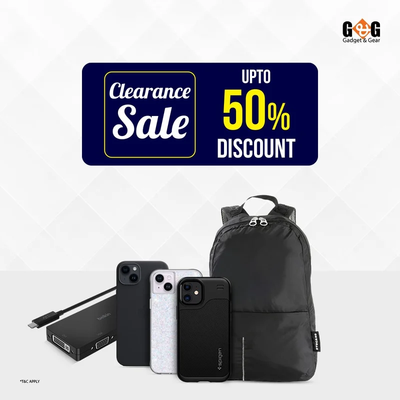 Get up to 50% off on high-quality tech accessories with Gadget & Gear’s Clearance Sale