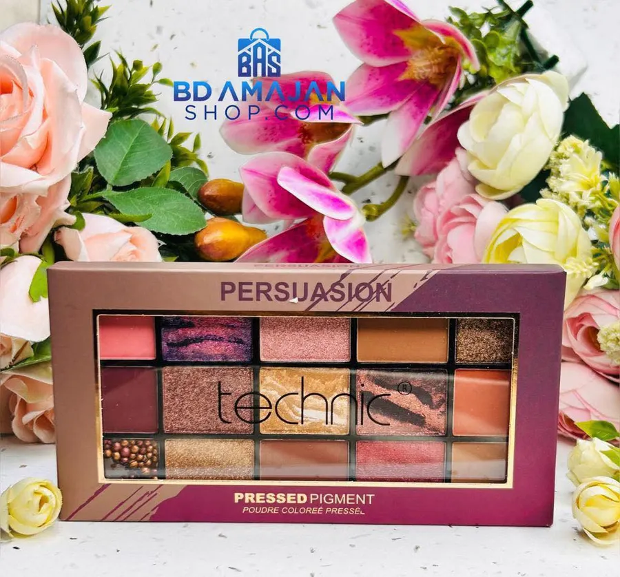 Technic pressed Pigment Eye Shadow Palette Persuasion 200 TK off at BD Amajan Shop