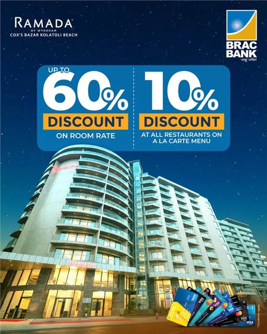 Enjoy up to 60% discount at Ramada with BRAC Bank Cards