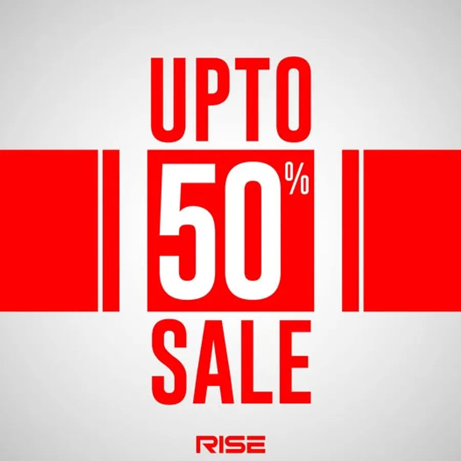 RISE's up to 50% off sale is here