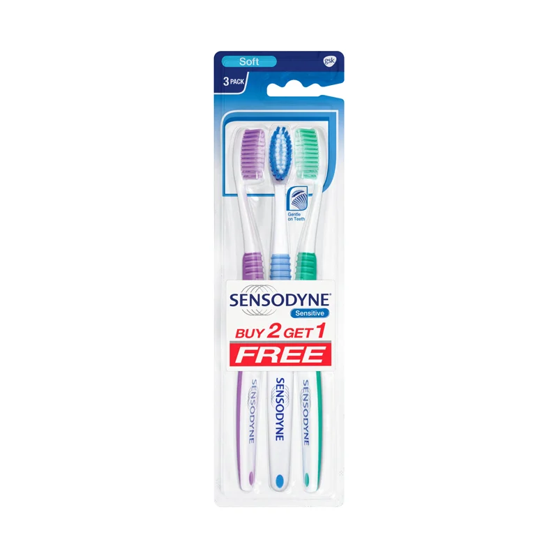 Sensodyne Sensitive Soft Toothbrush Buy 2 Get 1 Free at Shajgoj