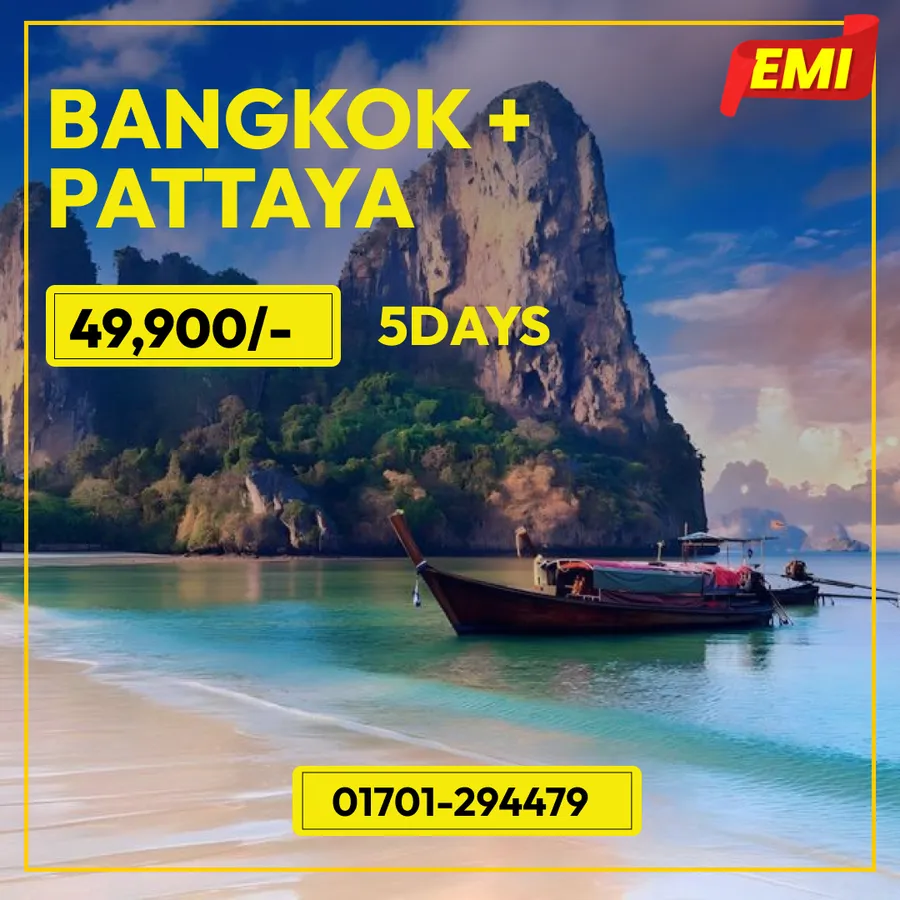 Bangkok and Pattaya 5 day trip is now more affordable Package Offer at Akashbari Holidays