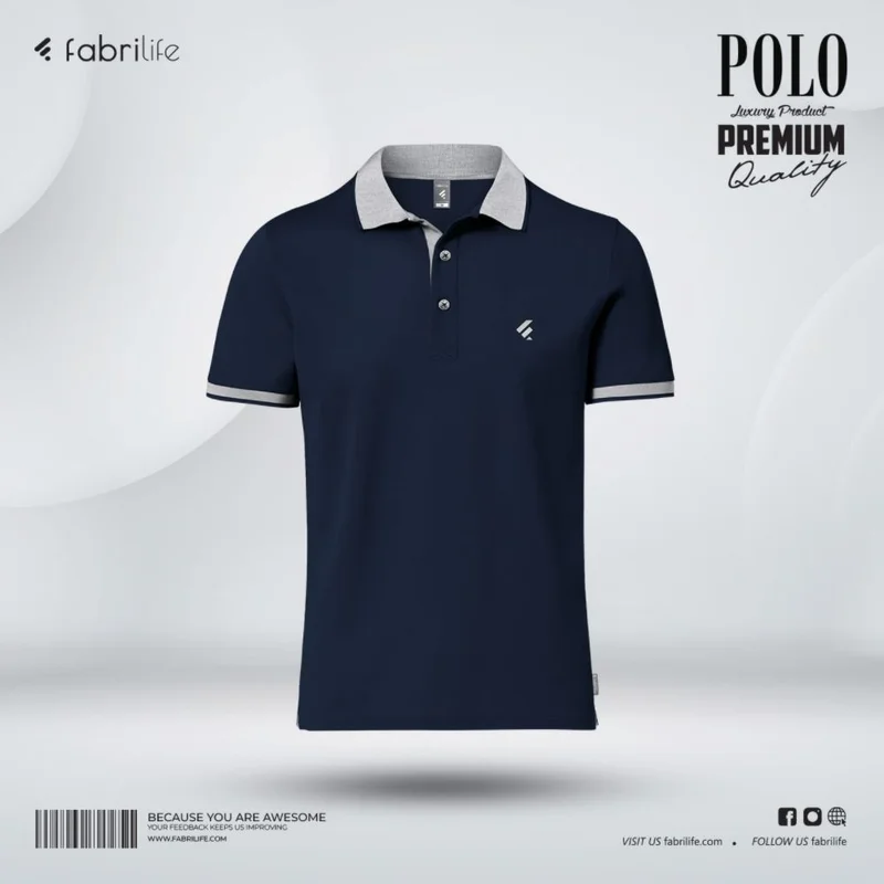 Fabrilife Single Jersey Knitted Cotton Polo 115TK Off