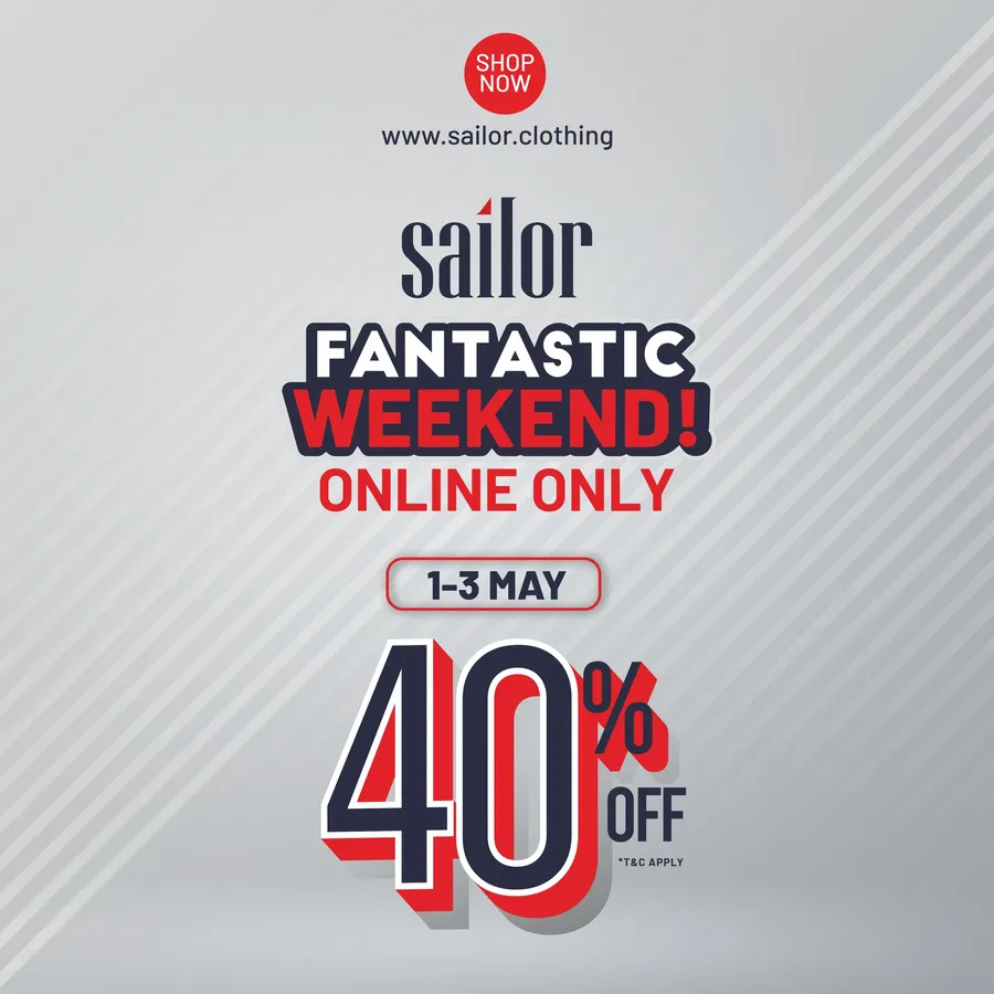Sailor 40% discount