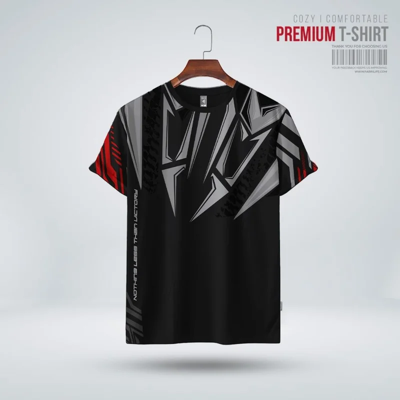 Fabrilife Mens Premium T-Shirt - Nothing Less 100TK off at FabriLife