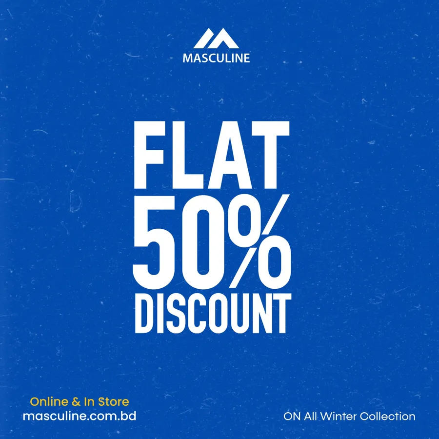 Flat 50% discount on Winter ☃️❄️ collection