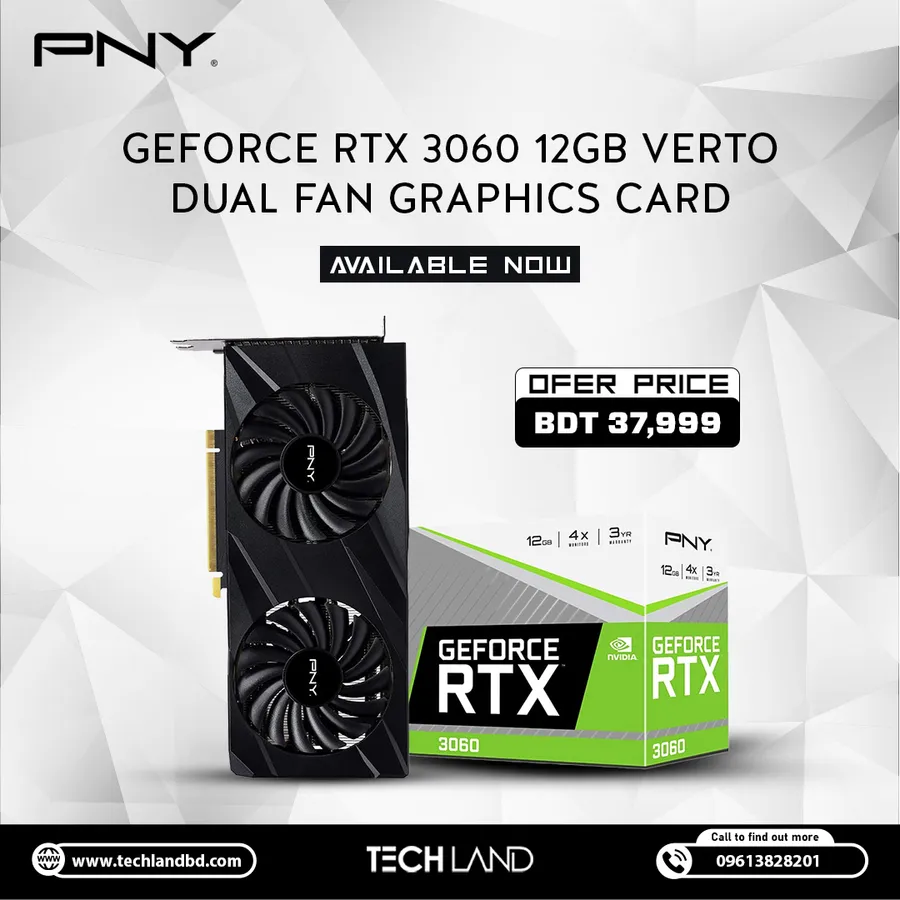 RTX 3060 12GB Graphics Card Offer | Graphics Card Discount at Tech Land BD