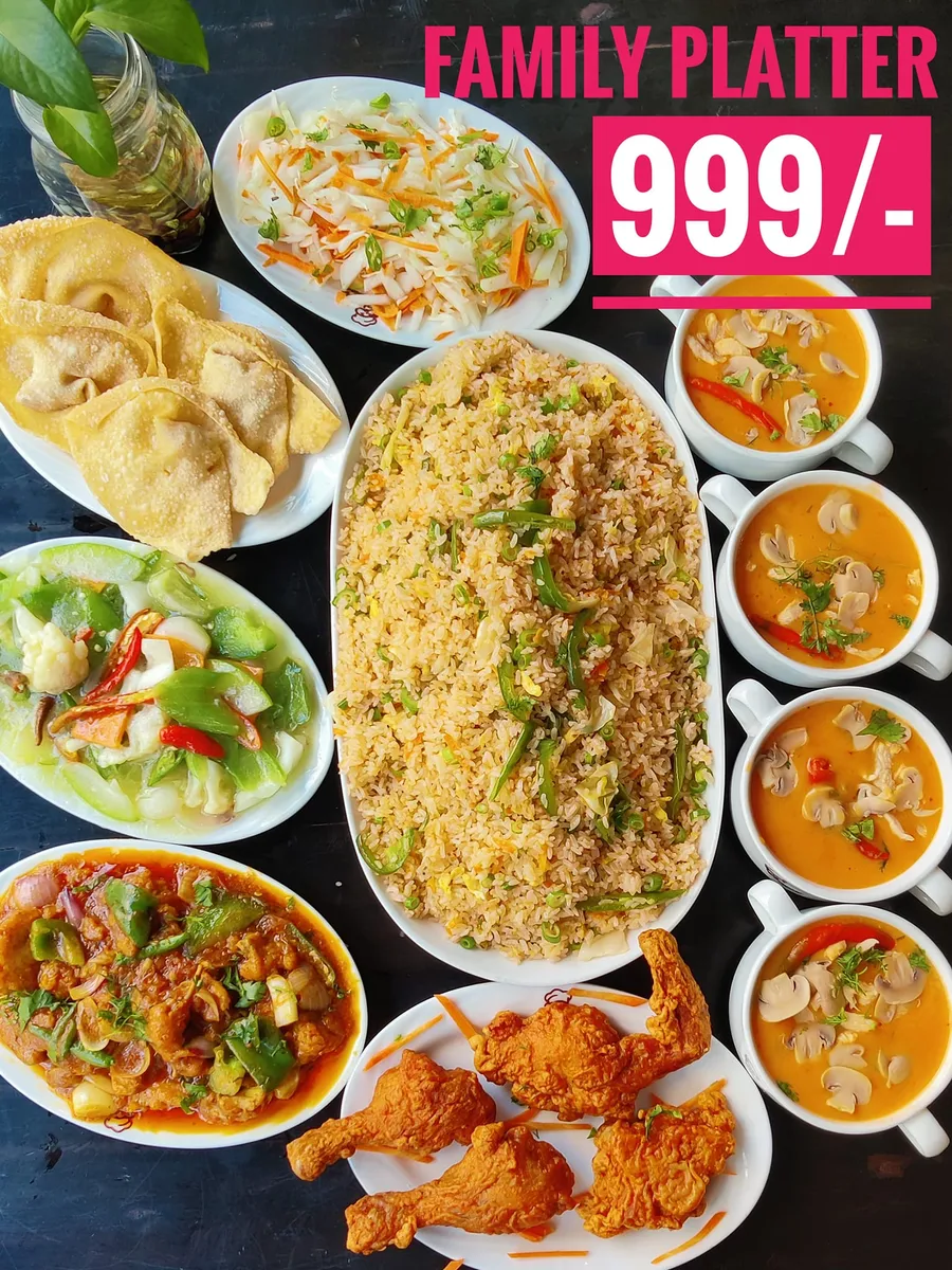 4 person combo platter offer plus free delivery at Take A Bite