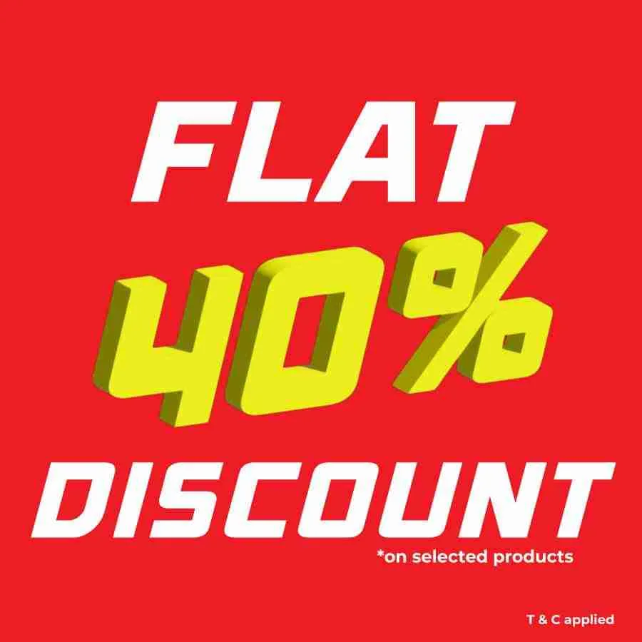 Flat 40% discount at step footwear