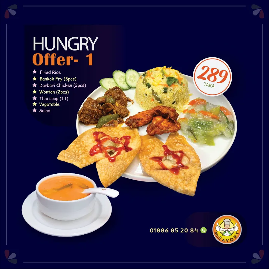 Budget Friendly Chinese Combo offer at Mr. Savory