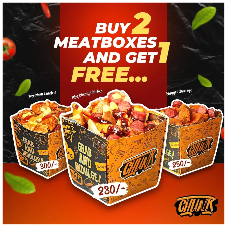 Buy 2 MeatBox Get 1 Free | BOGO Offer at Chunk