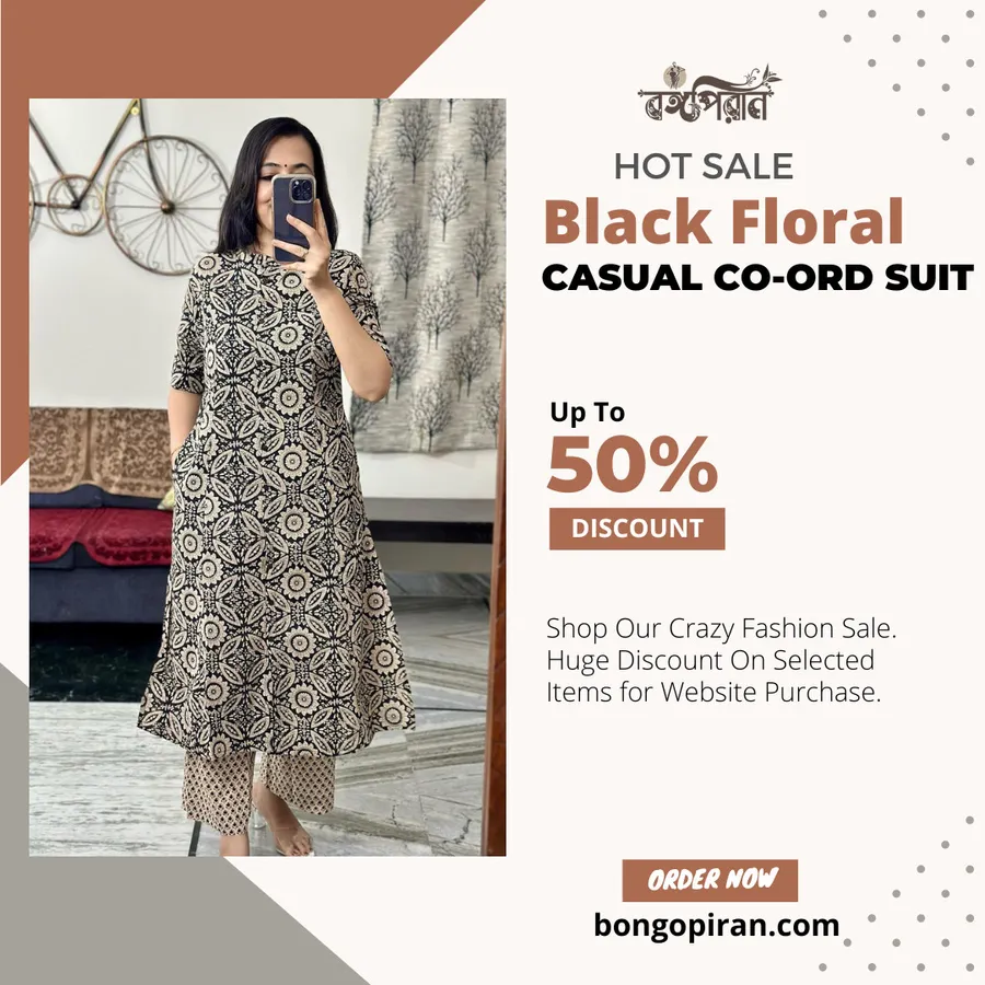 Up to 50% discount on women dress at BongoPiran-বঙ্গপিরান