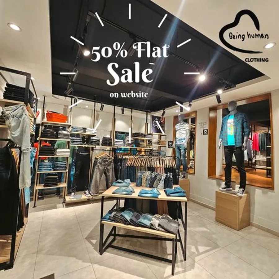 Flat 50% discount at Being Human Clothing Bangladesh