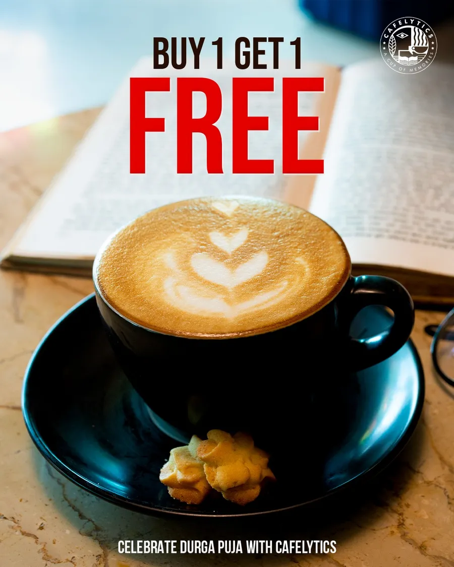 Buy one get one coffee offer | BOGO offer at Cafelytics