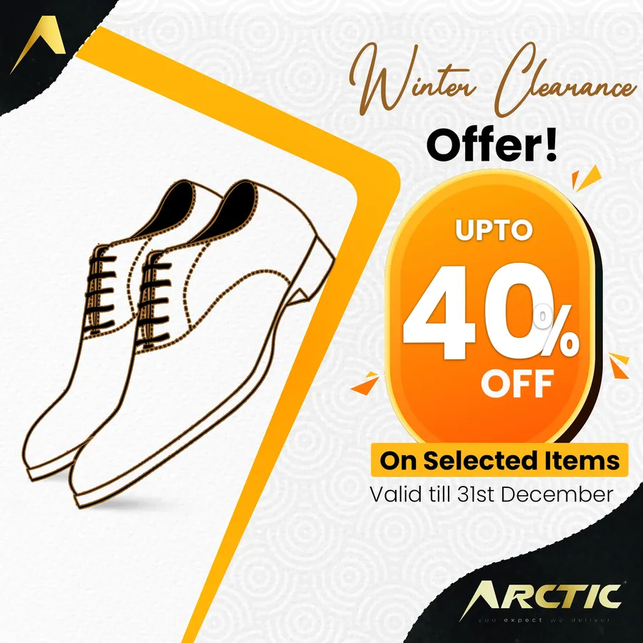 Winter clearance up to 40 discount on selected items at Arctic Leathers