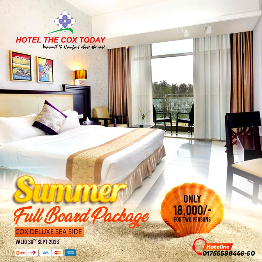 Summer Full Board Package Offer at Hotel The Cox Today