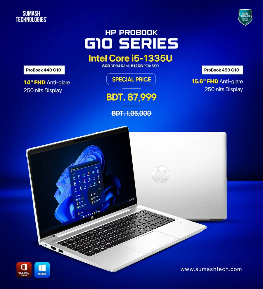 HP Pro Book g10 series laptop at Sumash Tech