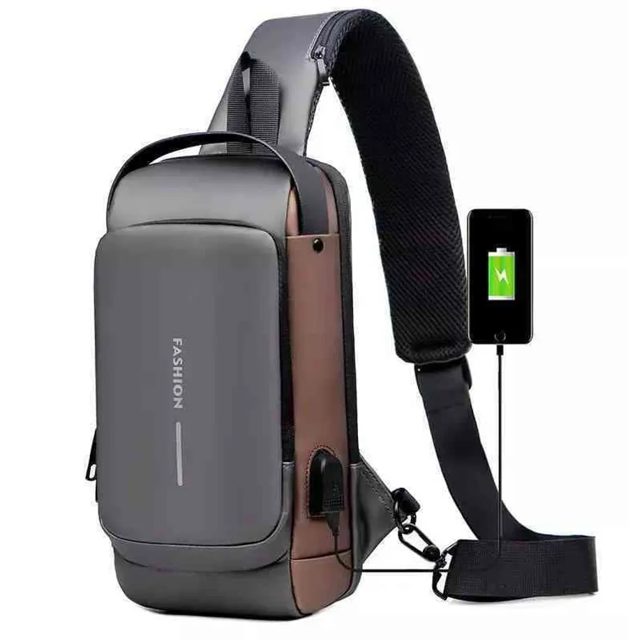 High Quality Men’s Waterproof Crossbody BackPack 38% Discount at MohaShop