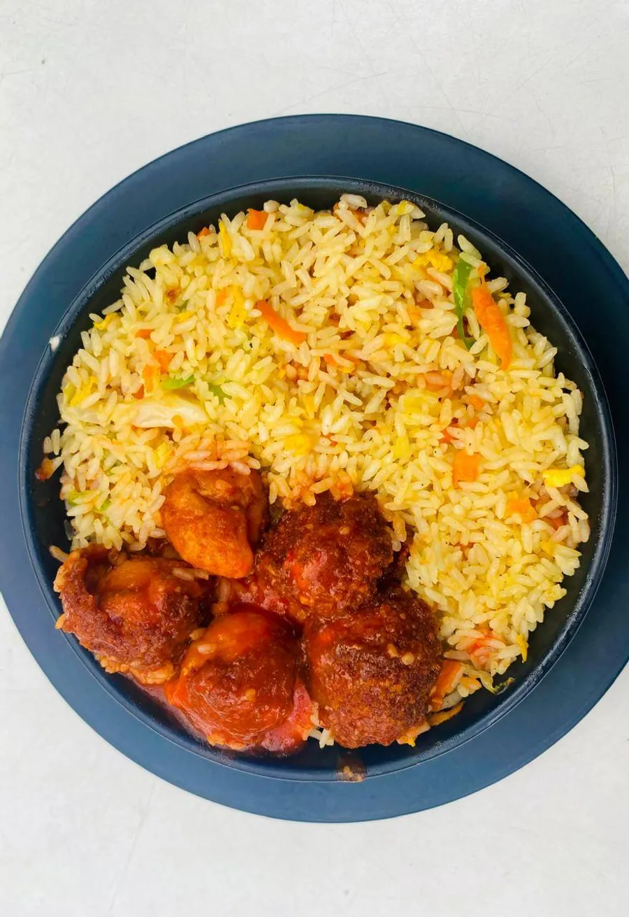 99 tk ricw bowl offer at INSAF CAFE Mirpur